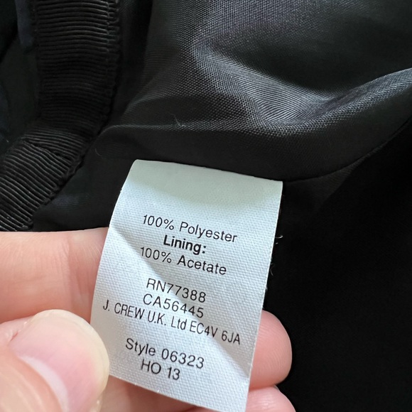 J.Crew Factory Polka Dot Jacquard Pencil Skirt in Blue. - Picture 6 of 6